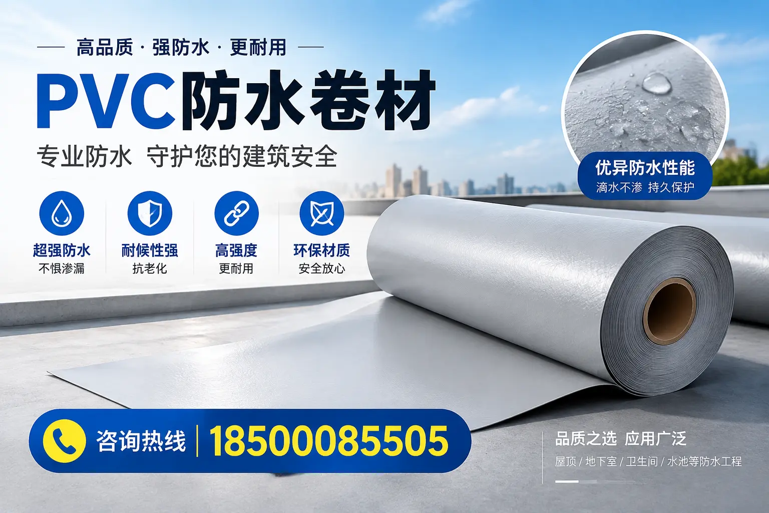 郴州地区pvc防水卷材的市场现状与发展趋势