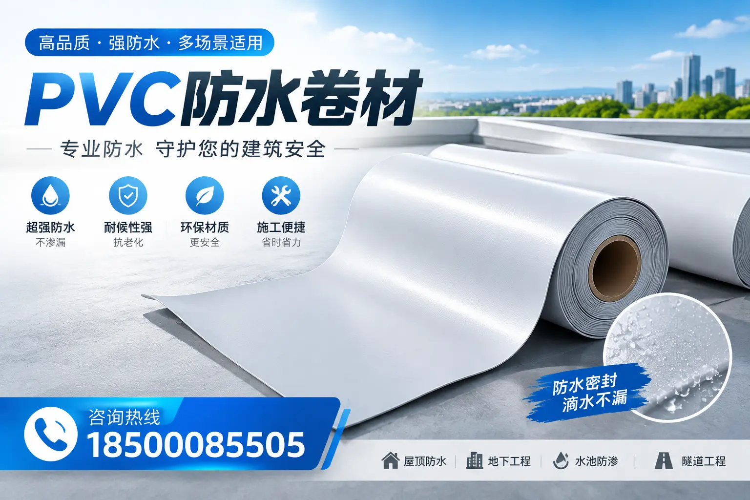 PVC防水卷材的市场竞争分析，郴州品牌选择参考