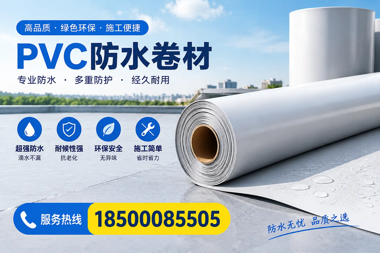 选用PVC防水卷材时需要避开的常见误区,特别是在郴州